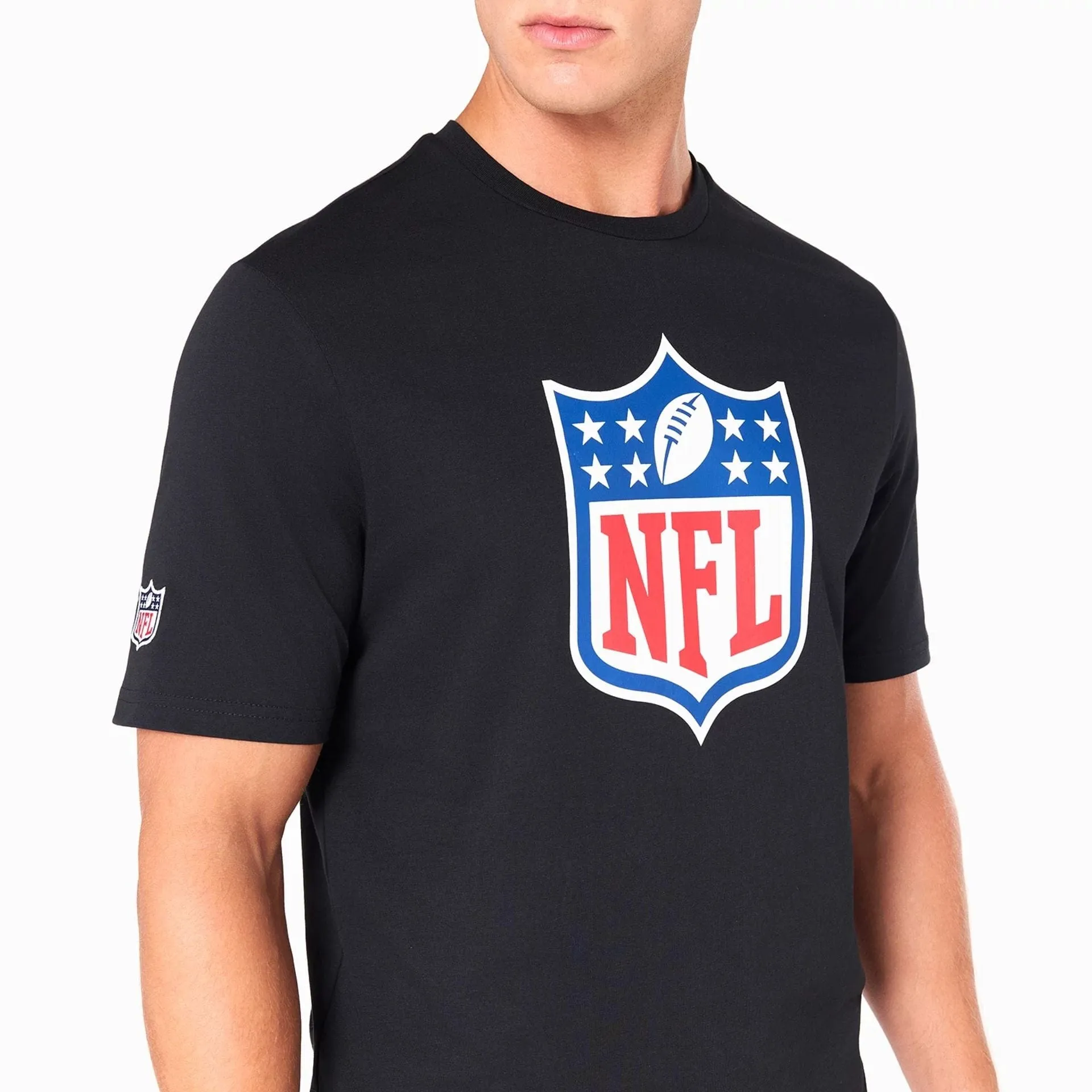 Non Toxic Materials NFL Shield Logo NFL Black T-Shirt