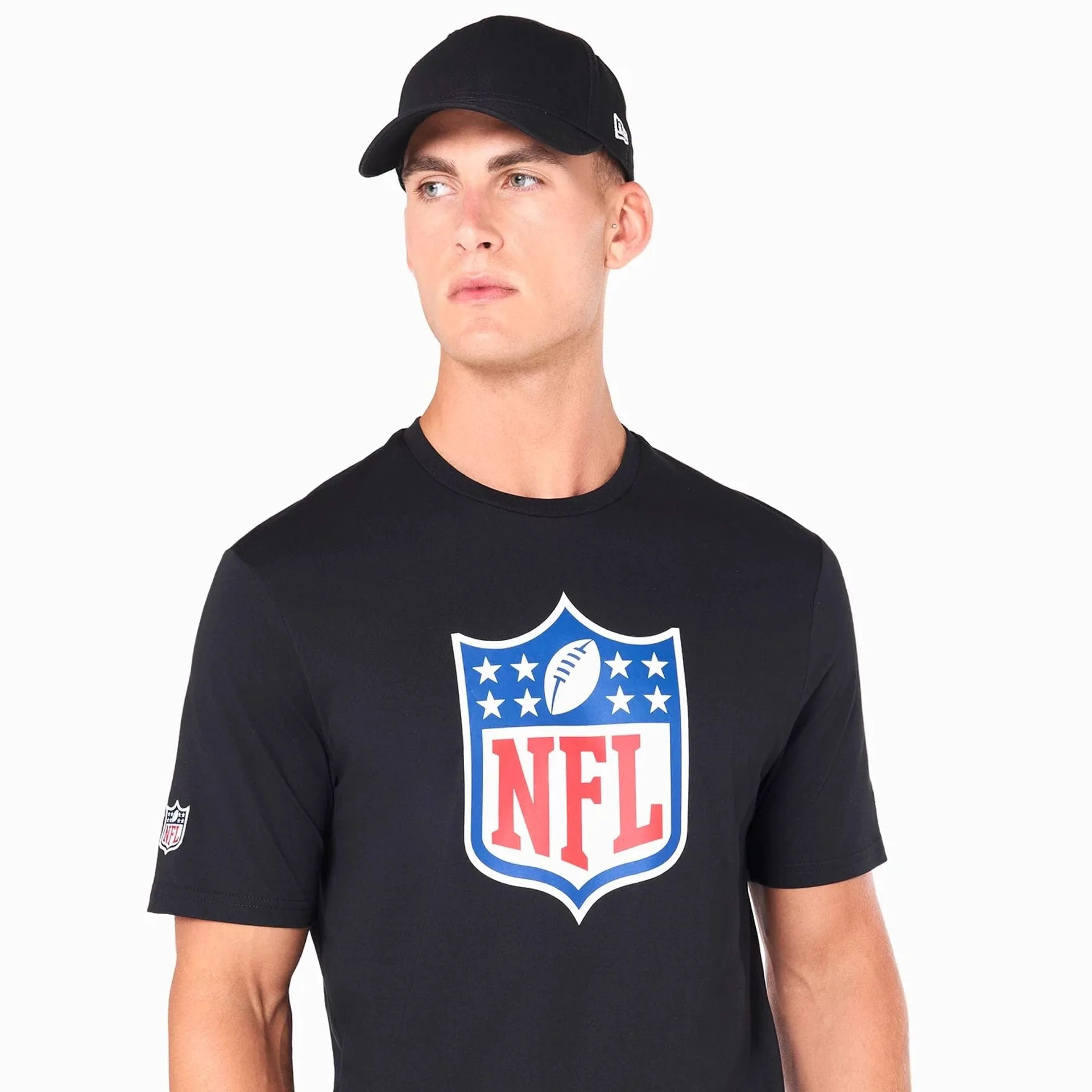 Minimalist Wear NFL Shield Logo NFL Black T-Shirt