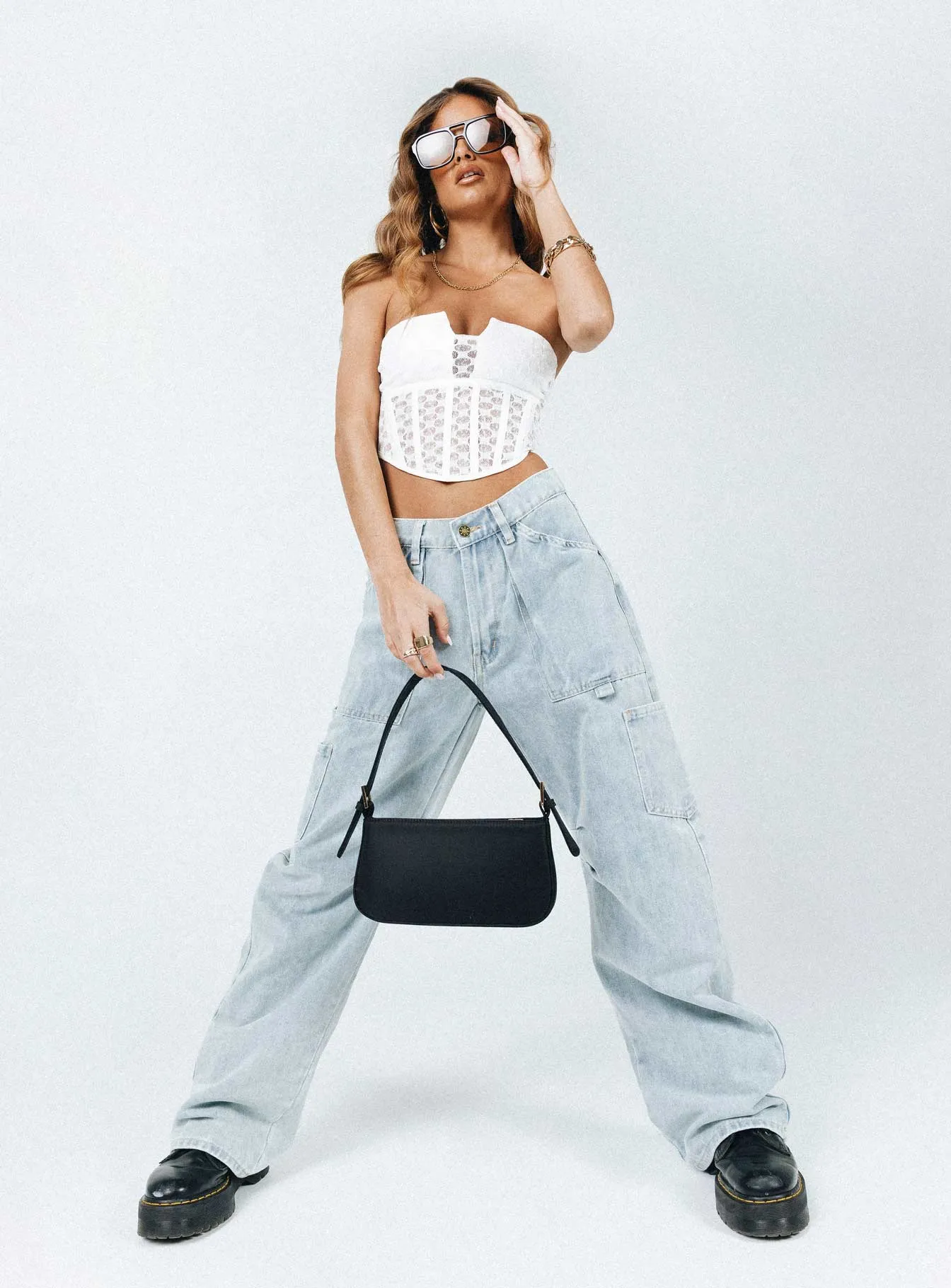 Lightweight Urban Explorer Neutral Outfit Piece Miami Vice Pants Denim Blue