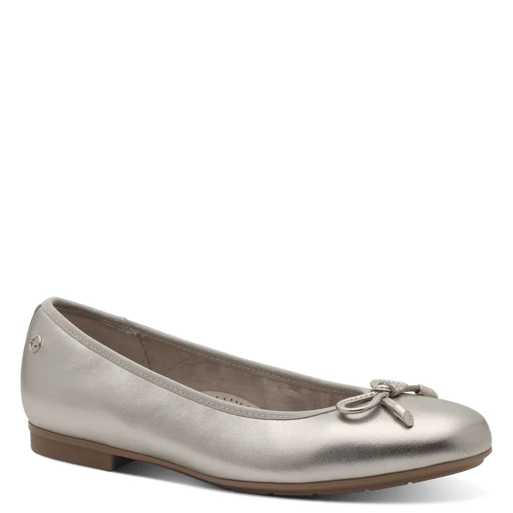 Work Look Tamaris Womens Pump 82102 Light Gold