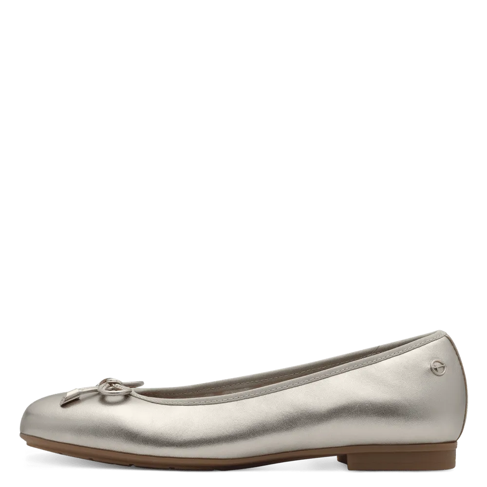 Tamaris Womens Pump 82102 Light Gold Port Run