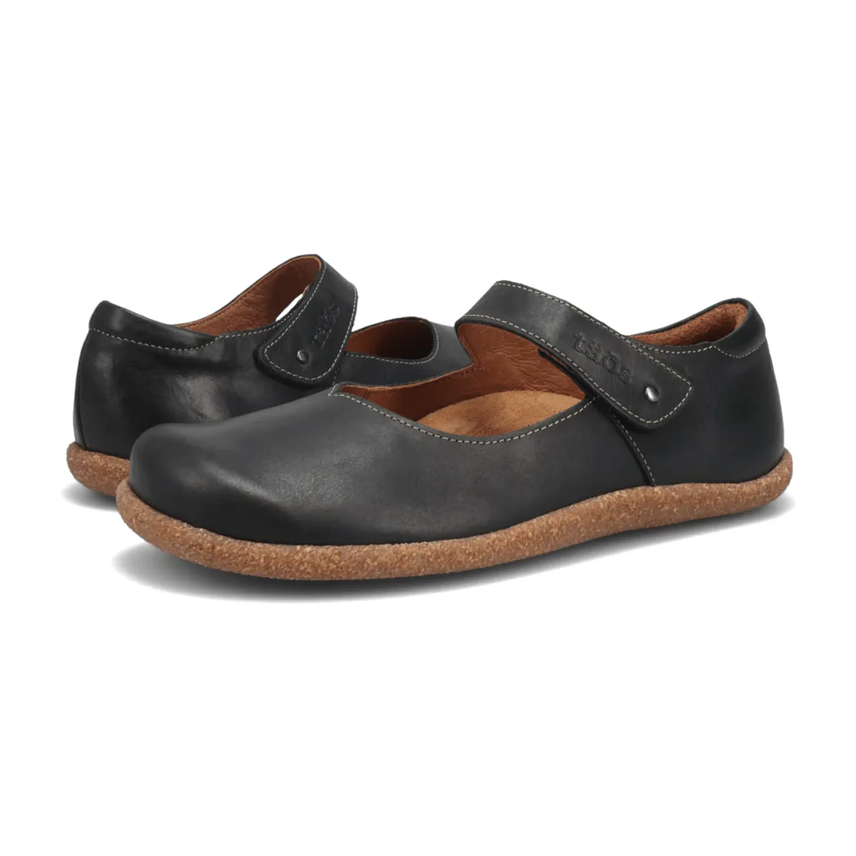 Taos Women's Ultimate Black Leather Relaxed Feel