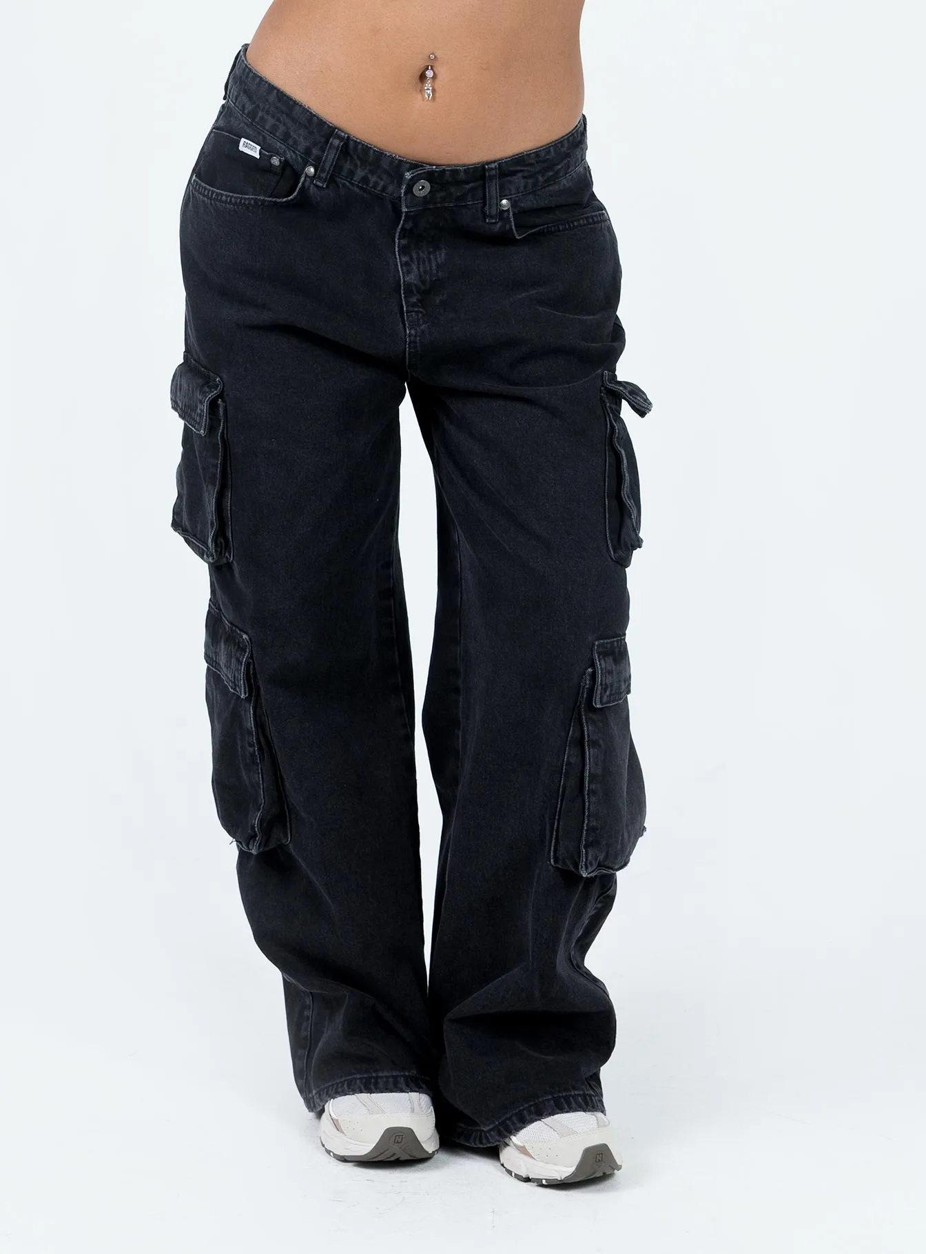 Beach Day Modern The Ragged Priest Black Combat Jeans Charcoal