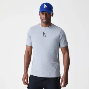 LA Dodgers MLB Logo Grey T-Shirt Soft Touch Texture
