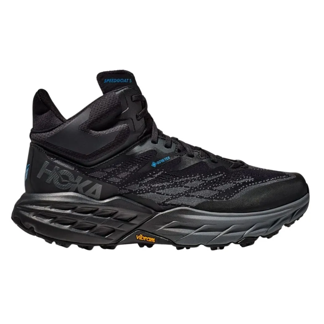 Sock Like Fit Performance - fabric hoka Speedgoat 5 Mid GTX Men's Trail Running Shoes