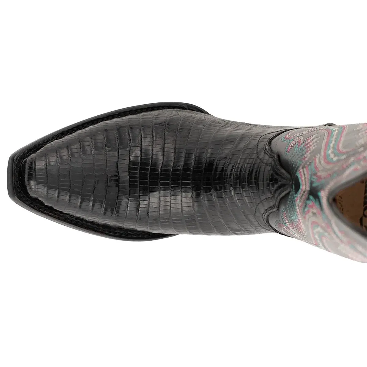 Style Match Ferrini Women's Taylor Black Teju Lizard