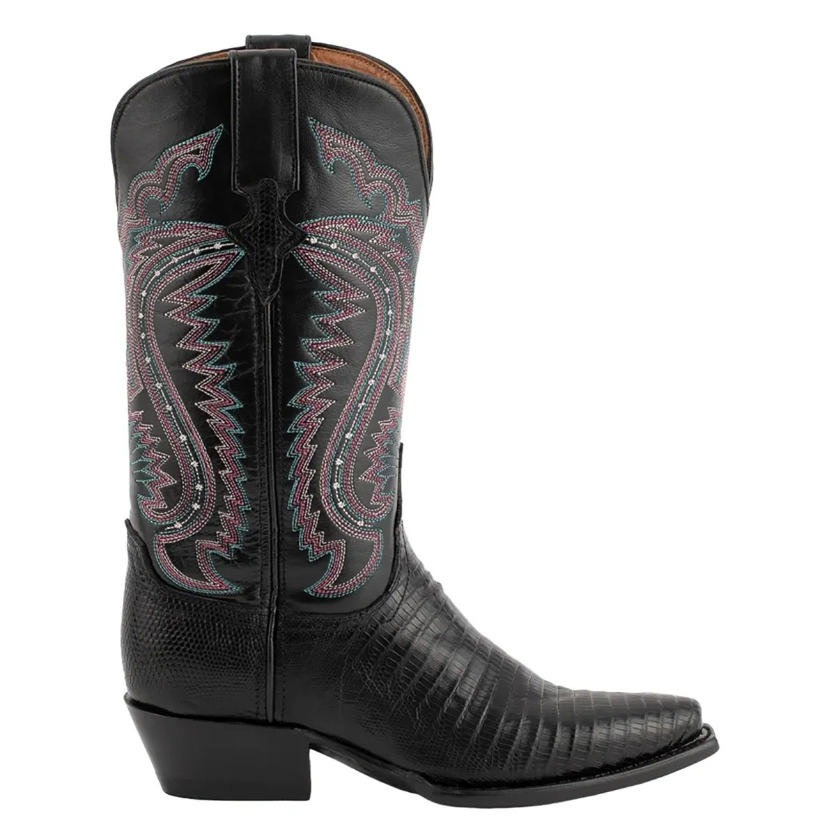 Ferrini Women's Taylor Black Teju Lizard Kick Hike