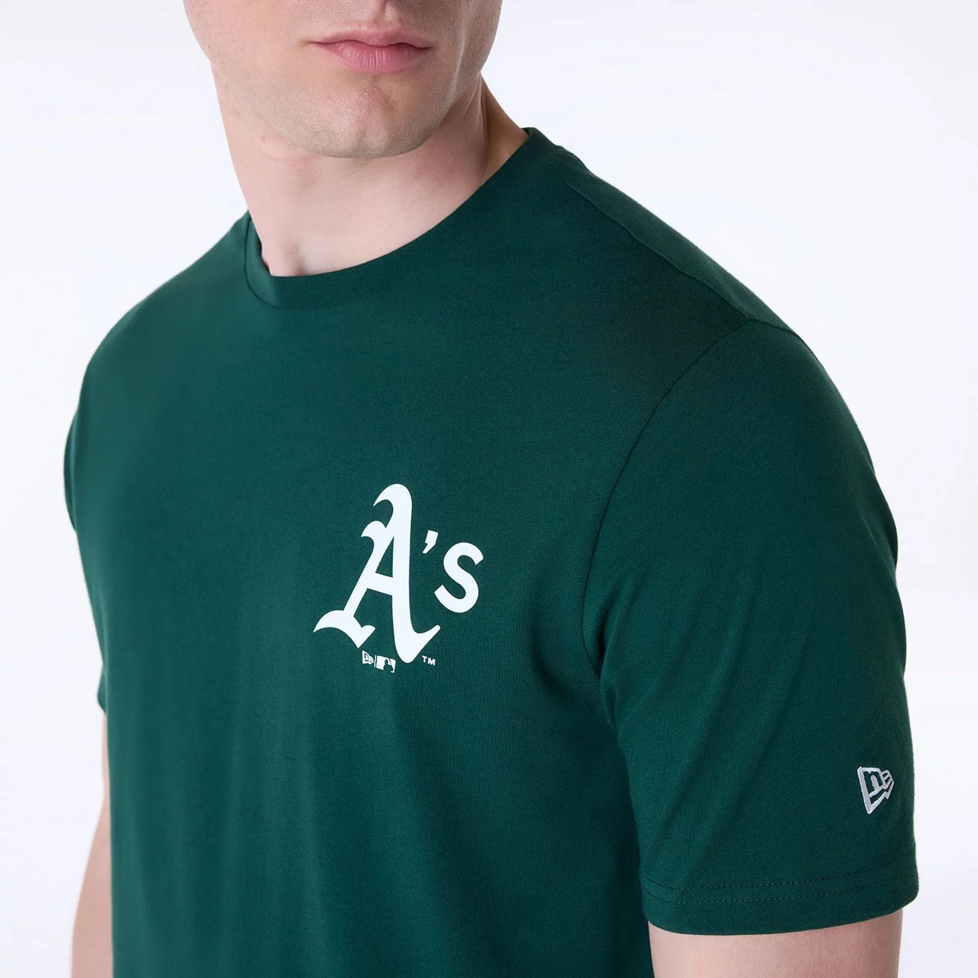 Easy Wear Style Fun Prints Oakland Athletics MLB Pennant Graphic Dark Green T-Shirt