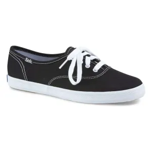Keds Women's WF34100 Champion Originals Black Ventilated Airflow Game Day