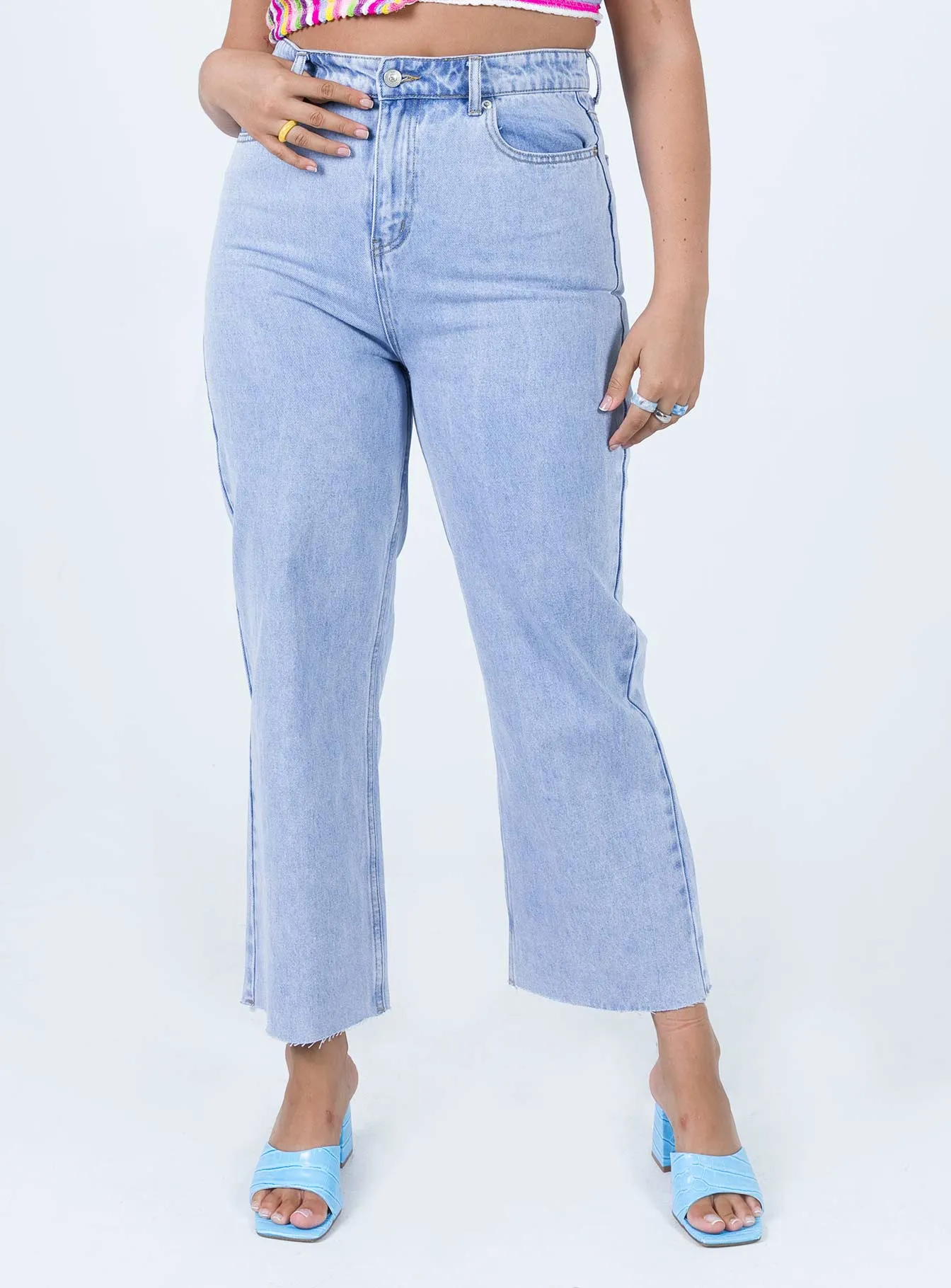 Tokoyo Dreaming Straight Leg Denim Jeans Party Look Weekend Warrior On The Move