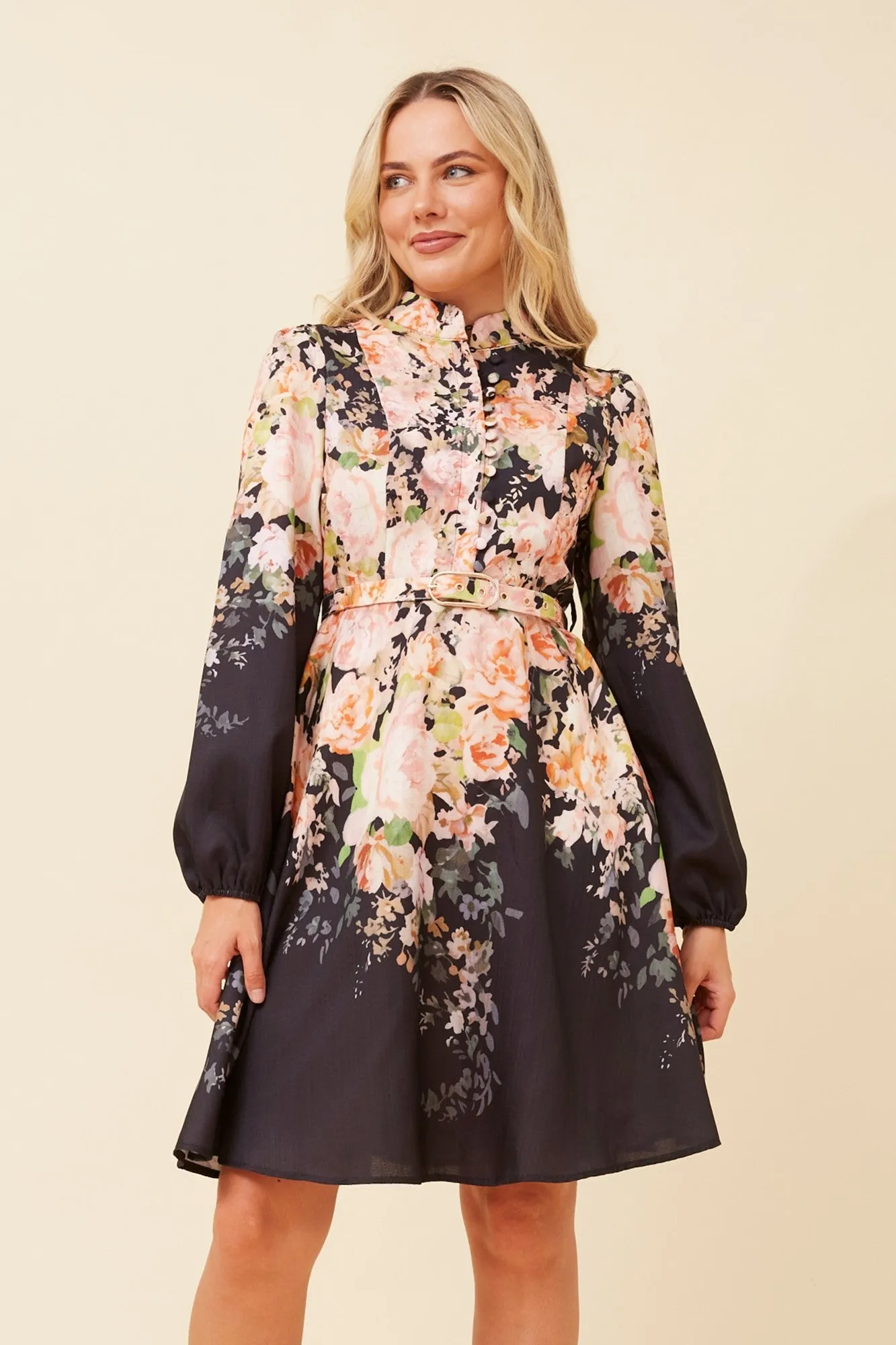 Light Shape Formal Choice TORA FLORAL DRESS
