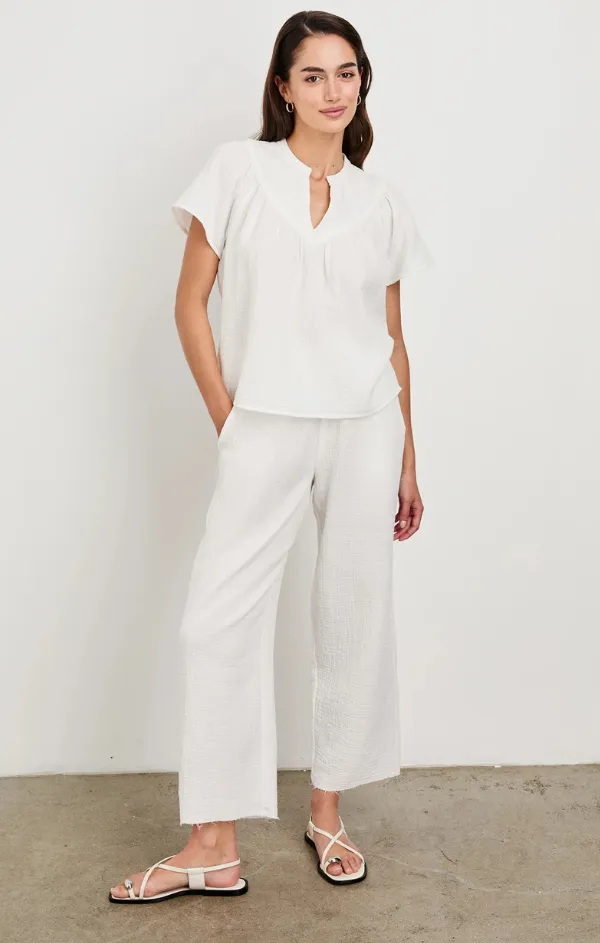 Flexible Waistband Dry Touch Sayer Top