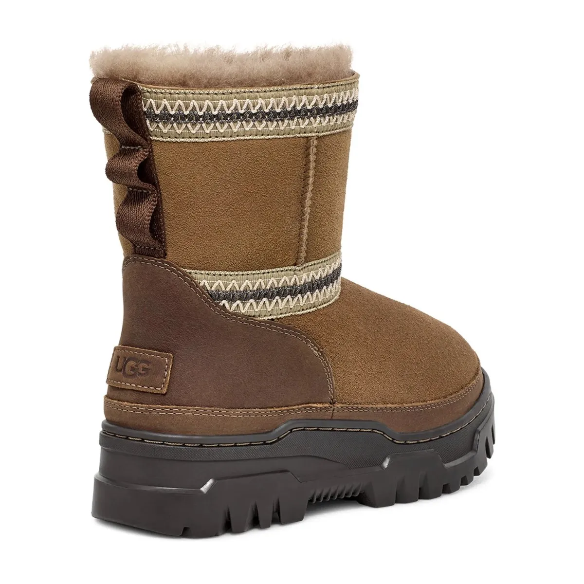 UGG Women's Classic Mini TrailGazer Hickory Waterproof Easy To Slip On Comfy Routine