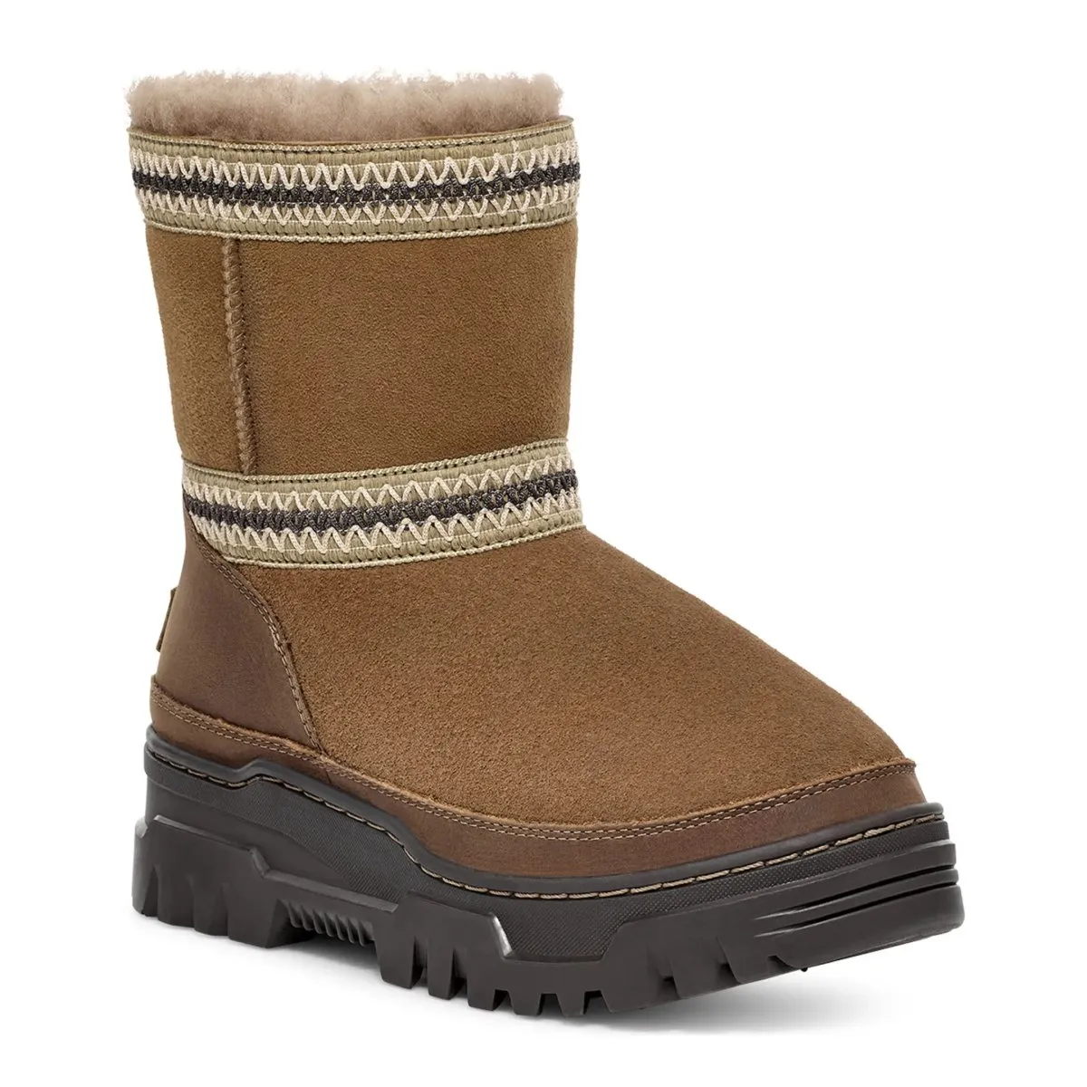 UGG Women's Classic Mini TrailGazer Hickory Waterproof Sea Breeze Breath Focus