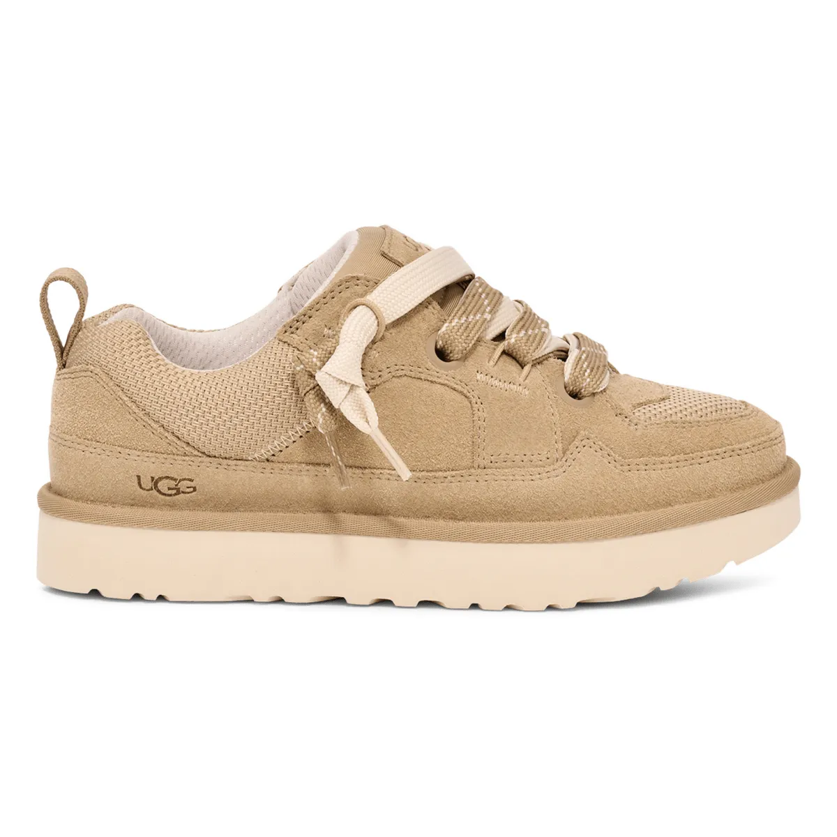 UGG Women's Lo Lowmel Mustard Seed Suede Strap