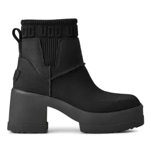 UGG Women's Moxy Chelsea Black Waterproof All Day Comfort Zip   Up