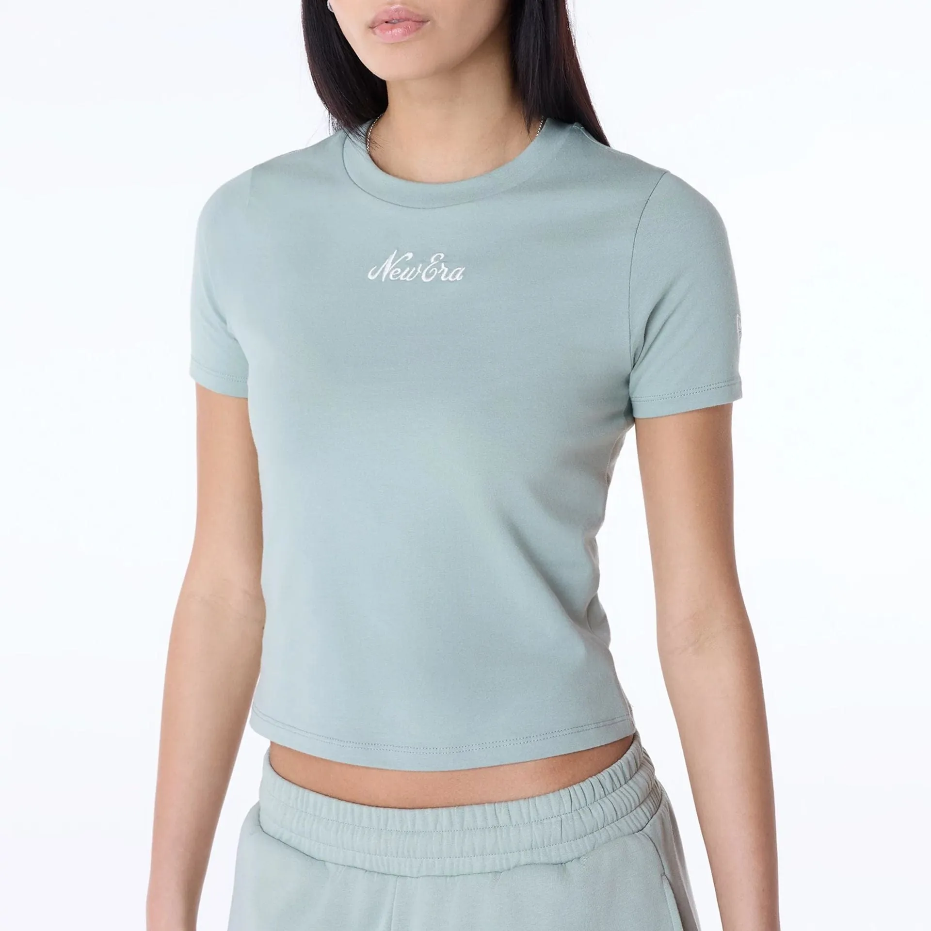 Quick Comfort Wear Womens New Era Slim Pastel Green T-Shirt