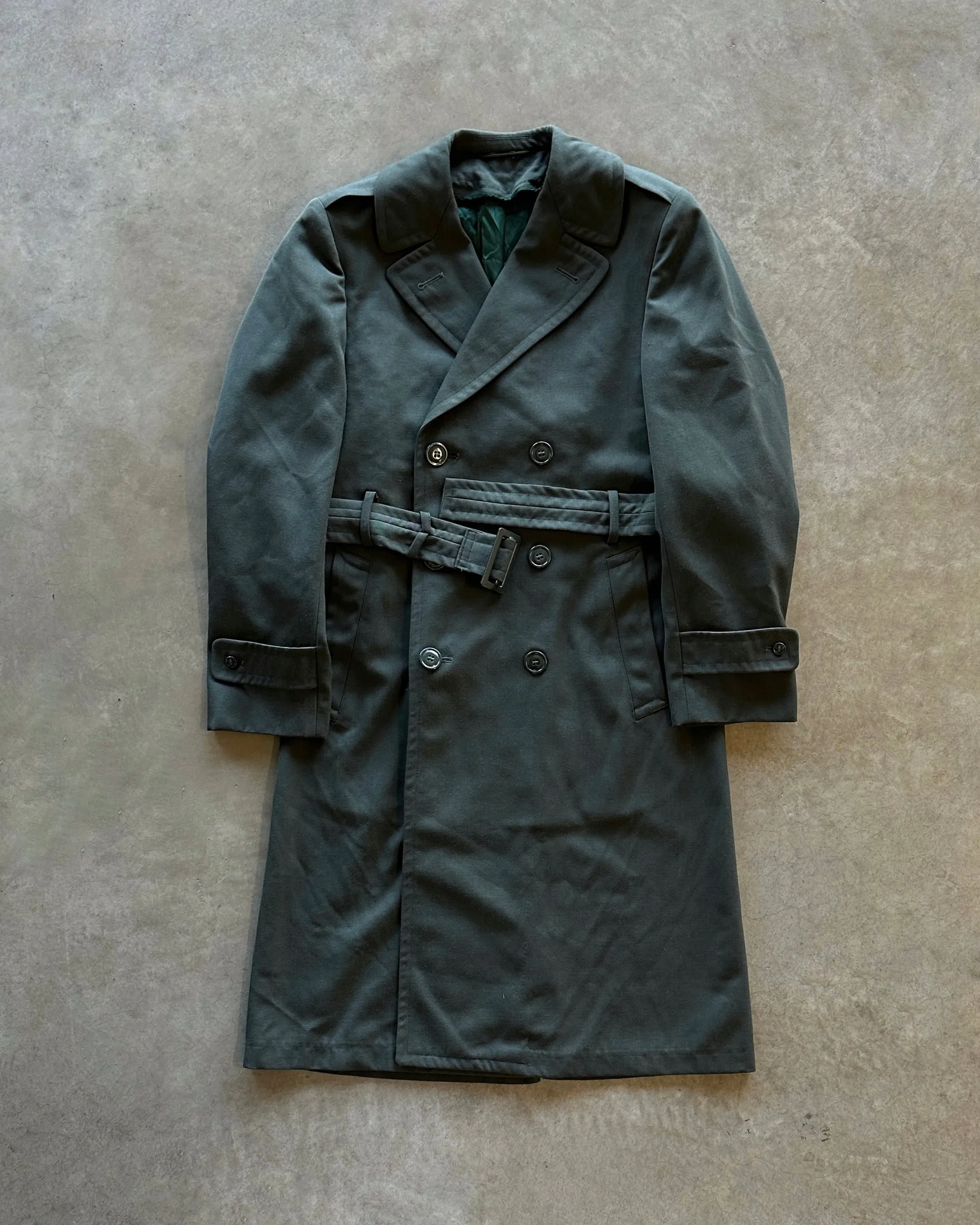70s American Army overcoat (M) Functional Pockets Style