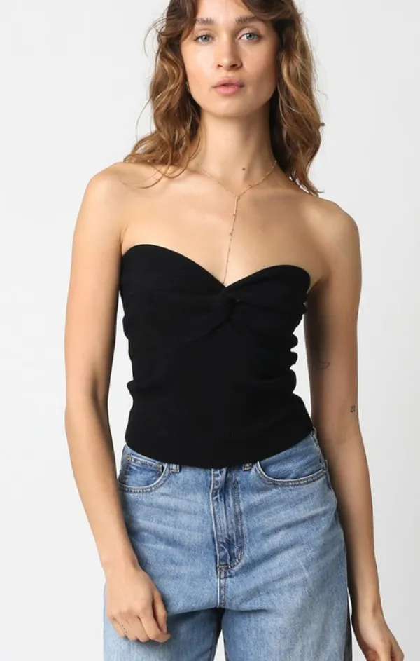 FrictionReducing Lining MoistureWickingTechnology Sweetheart Ribbed Tube Top