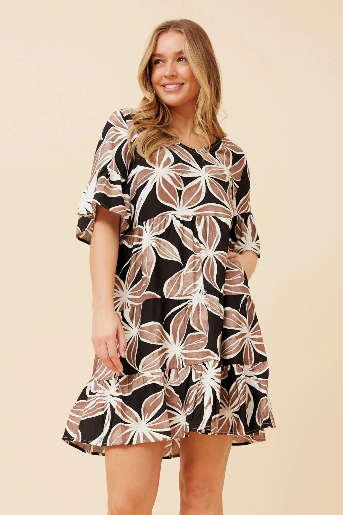 Everyday Layers GENETTE FLORAL PRINT DRESS