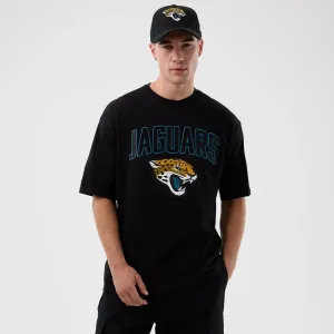 Perfect Fit Jacksonville Jaguars NFL International Series Games Black Oversized T-Shirt