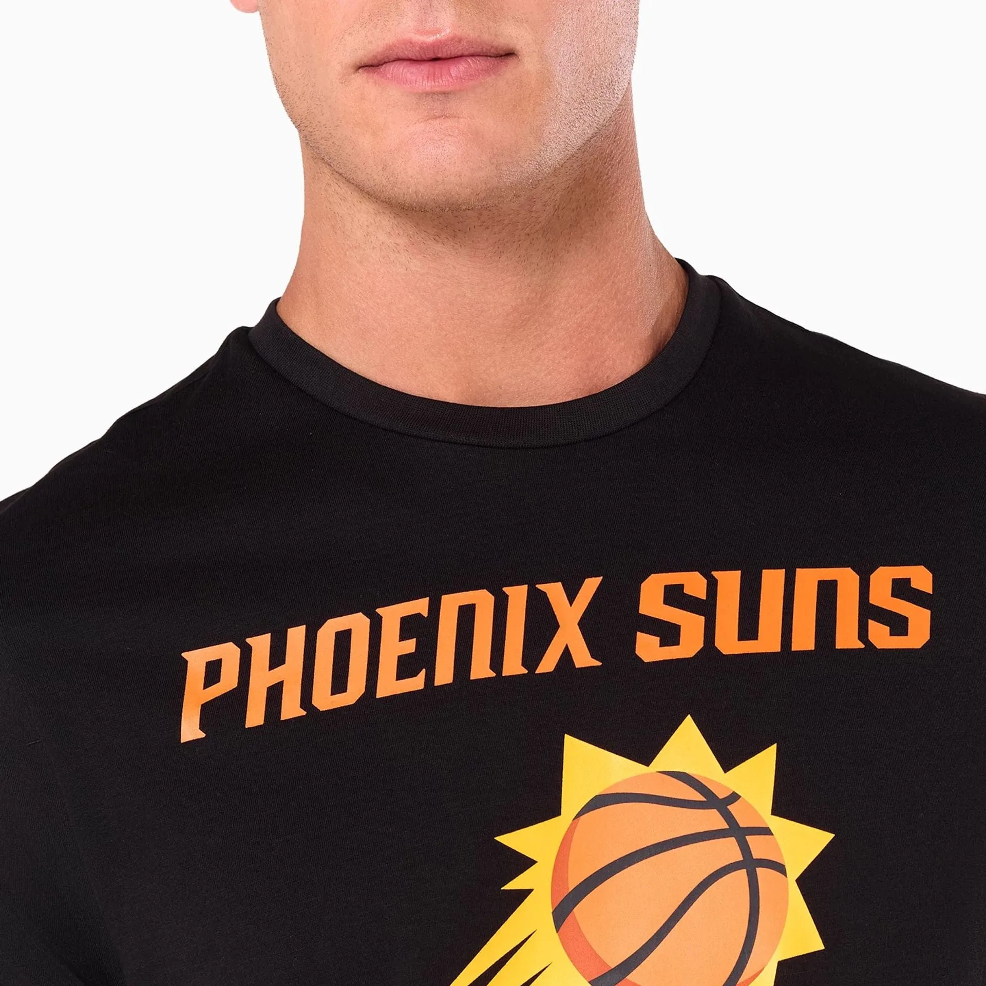 Phoenix Suns NBA Black T-Shirt Casual Design Versatile Wearable