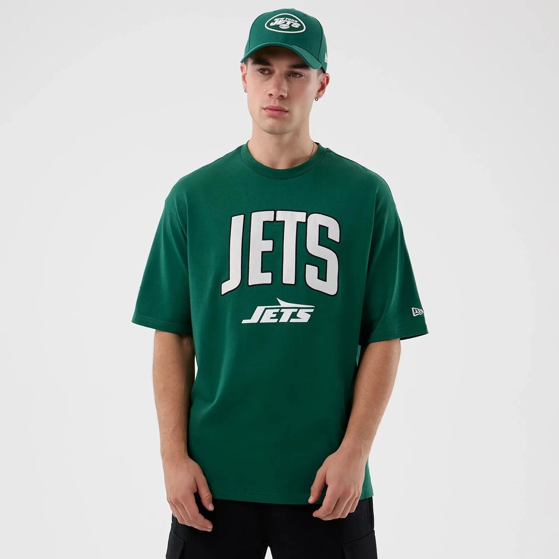 Indoor Comfort New York Jets NFL International Series Games Green Oversized T-Shirt