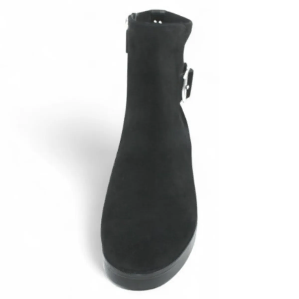 High-Performance Fit Valdini Women's Perle Black Suede Waterproof
