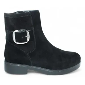 Valdini Women's Perle Black Suede Waterproof Platform Sole