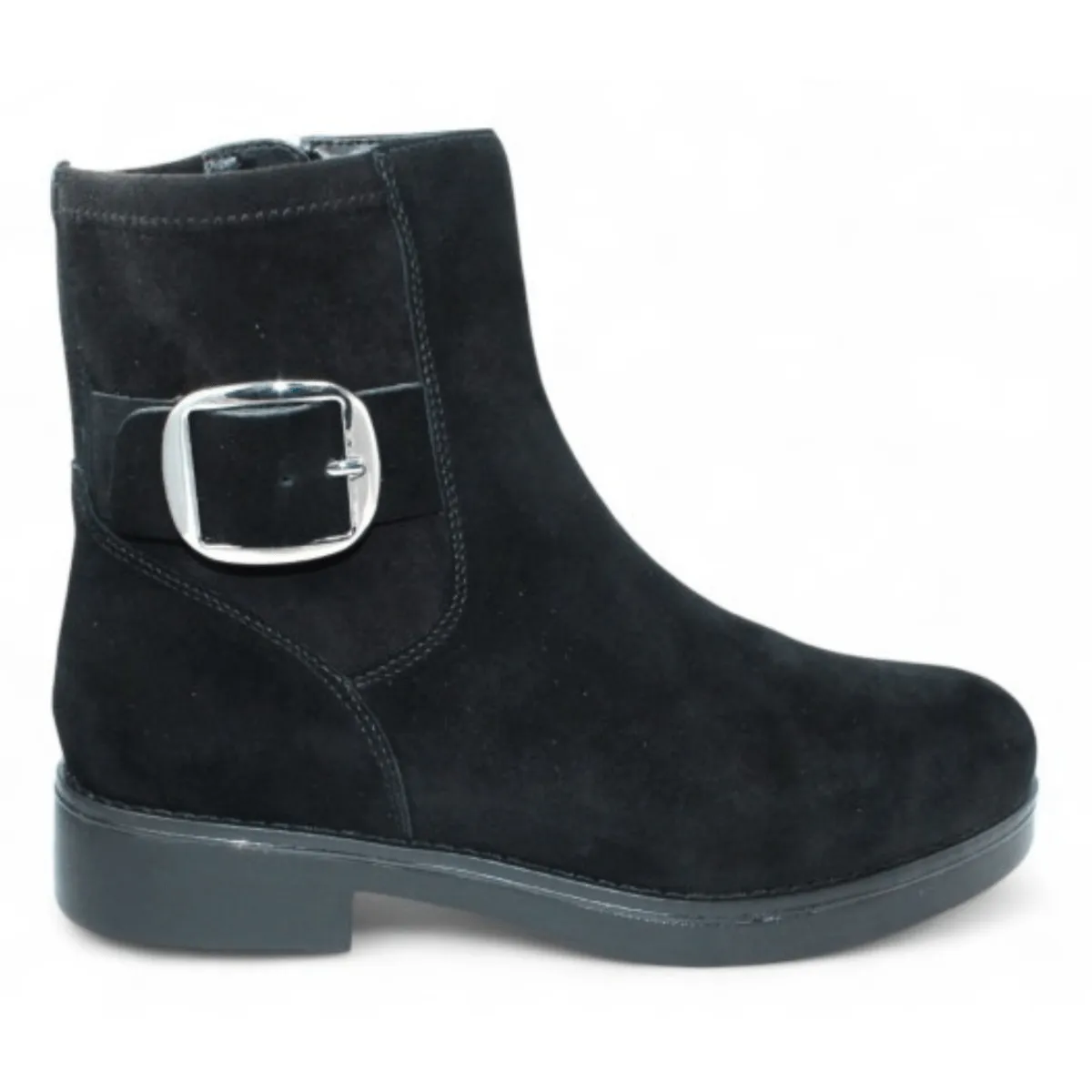 Valdini Women's Perle Black Suede Waterproof Platform Sole