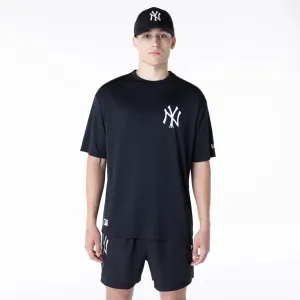 New York Yankees League Essential Black T-Shirt Adjustable Fit