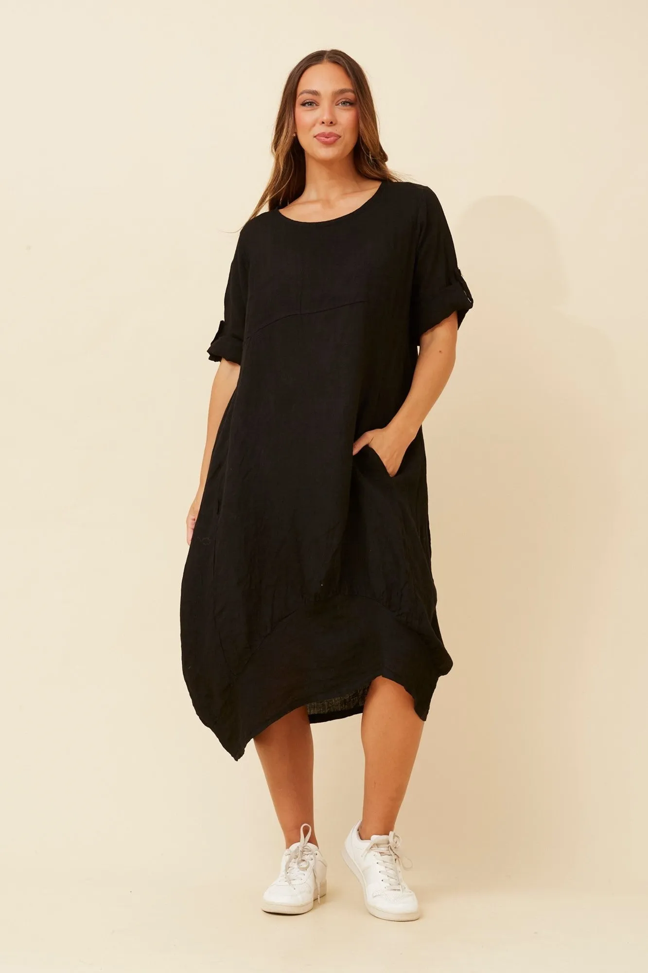 Vibrant Movement VALLA LINEN DRESS