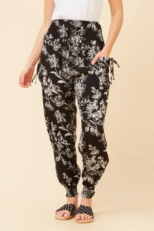 FLORAL HAREM PANTS Urban Edge Cozy And Stylish