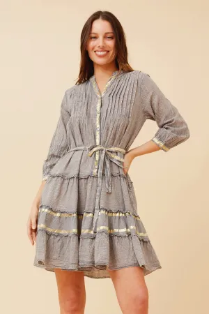 KANAN LUREX SHORT DRESS Fashion Forward Soft-Lining