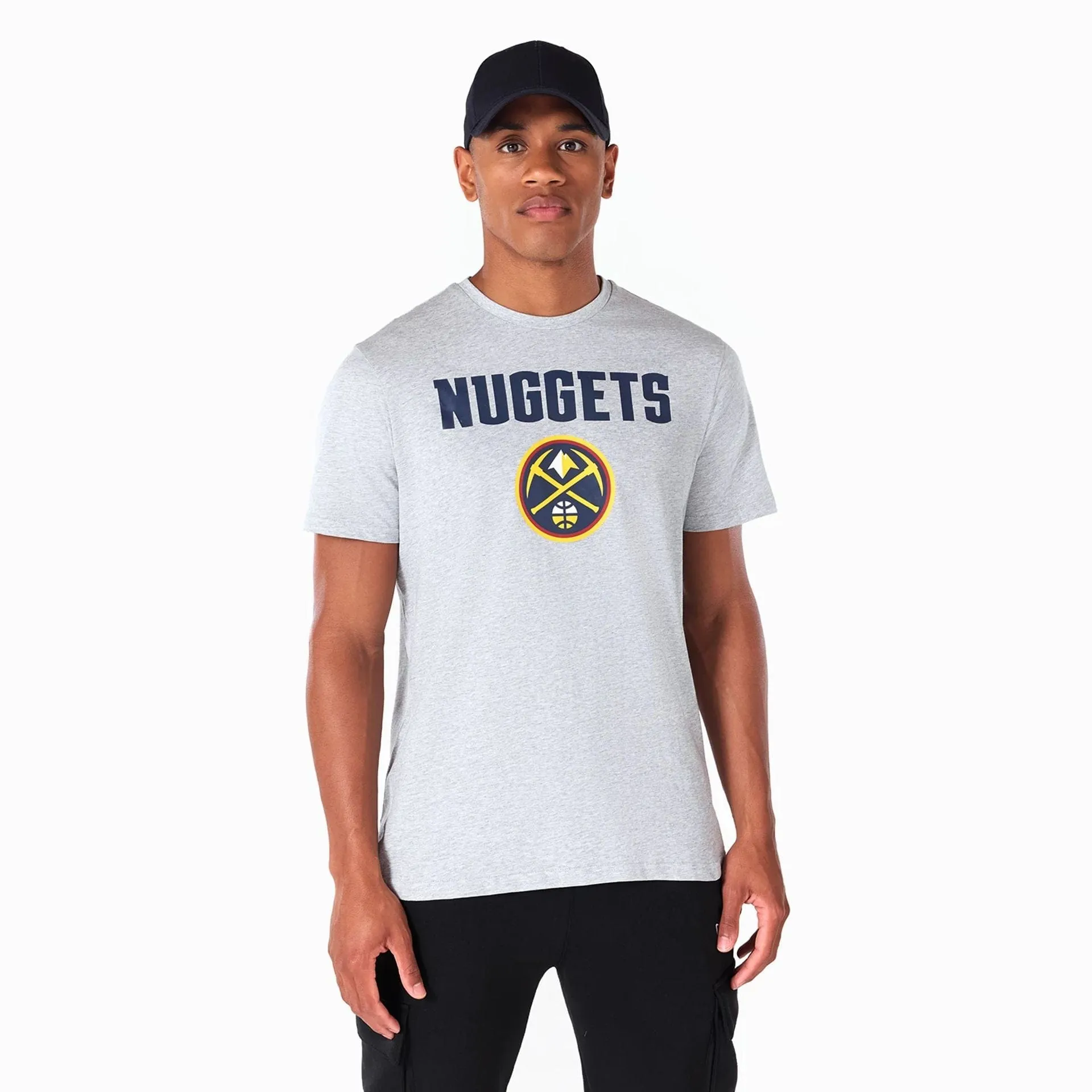Denver Nuggets NBA Grey T-Shirt Casual Essential Wear