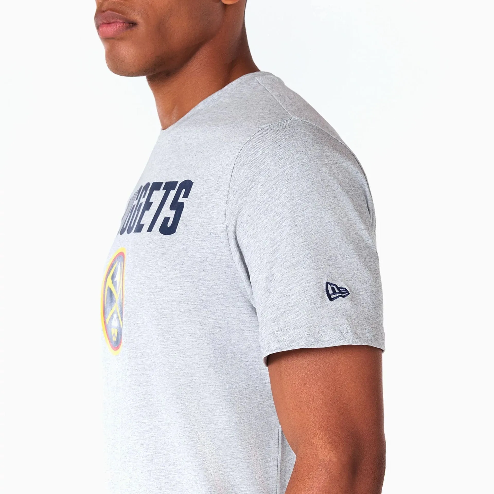 Denver Nuggets NBA Grey T-Shirt Anti-static Holiday Style