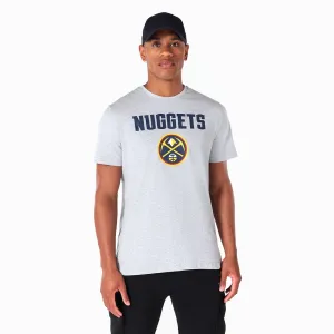 Denver Nuggets NBA Grey T-Shirt Casual Essential Wear