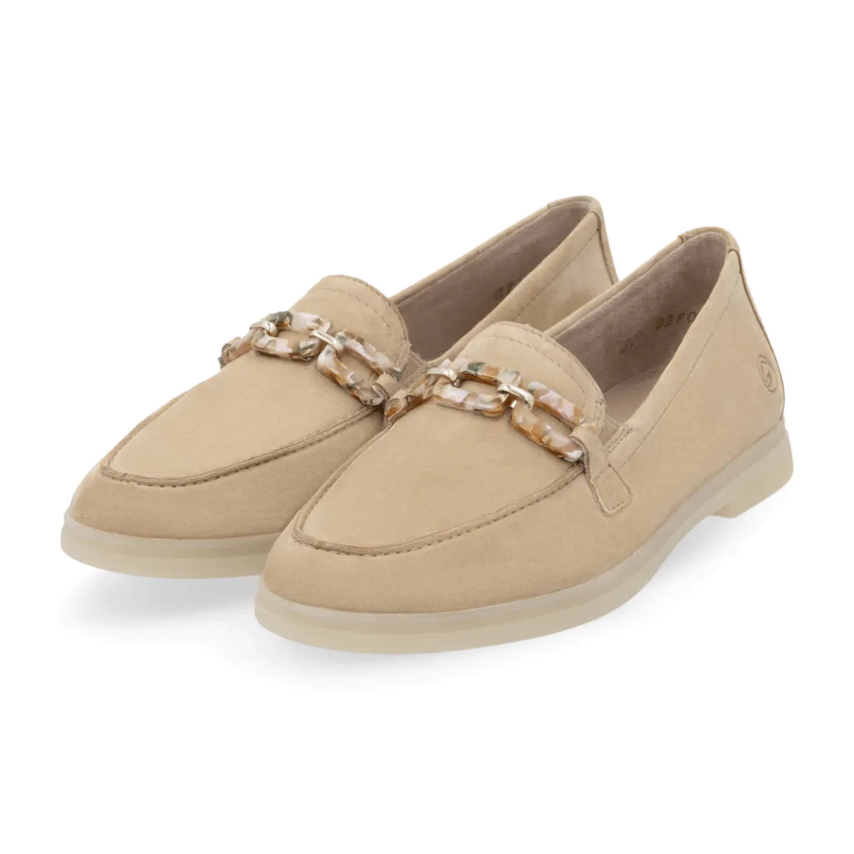 Rieker Women's Ignacia D2F00-62 Taupe Suede Durable Fit Lightweight Mesh