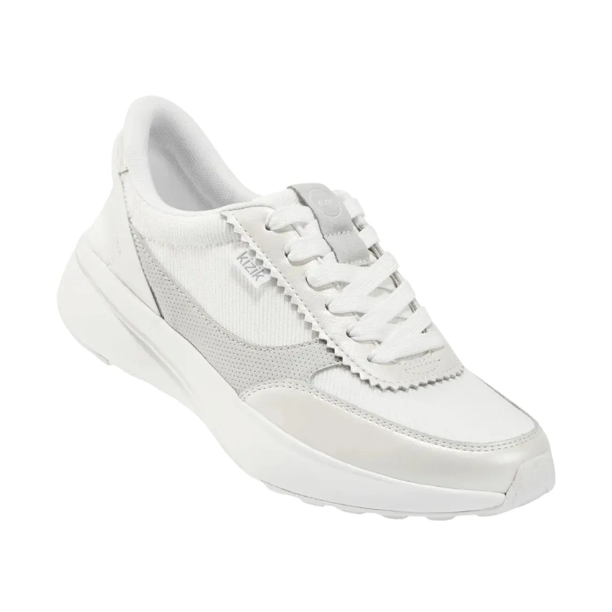 Kizik Women's Paris Metallic White Field Jog