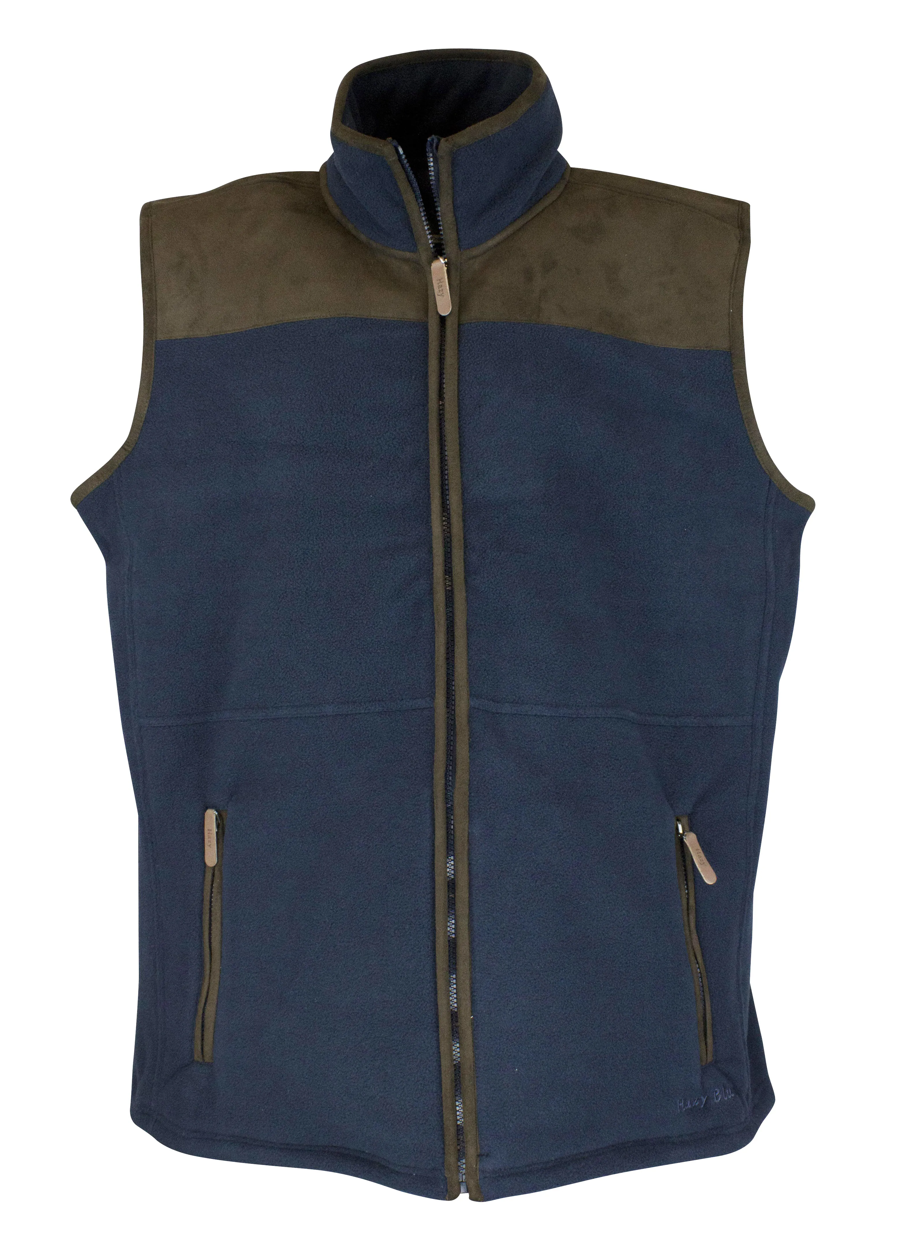 MF104 - Mens Bonded Fleece Gilet - NAVY Short Getaway Winter Hike