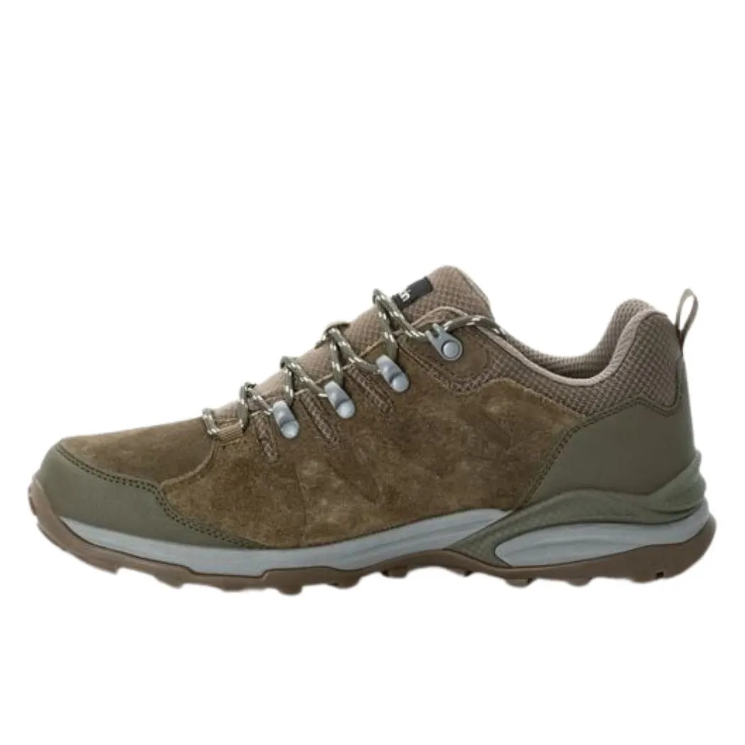 logo - debossed shoes Temperature Regulating Tech jack wolfskin Refugio Texapore Low Men's Waterproof Hiking Shoes