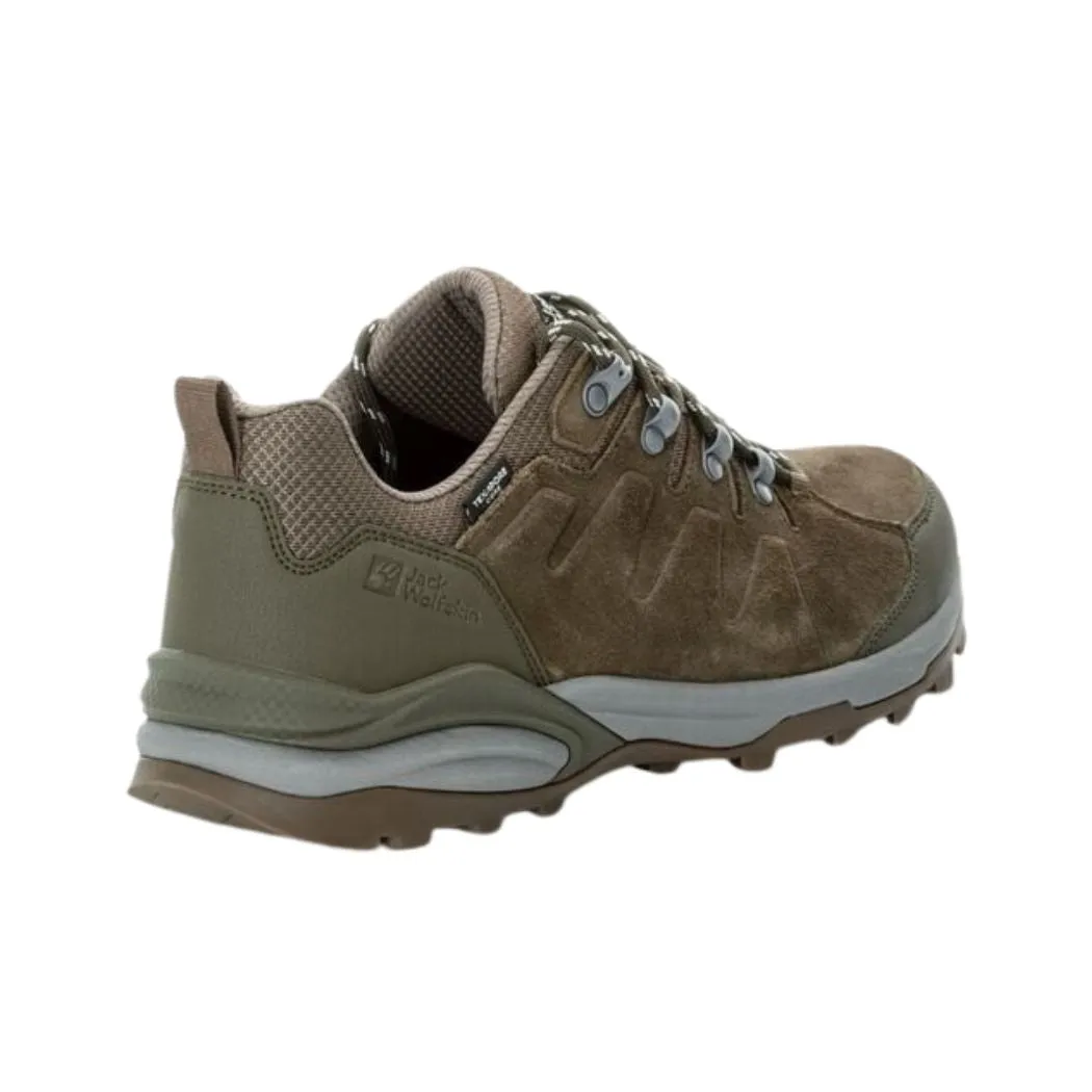 jack wolfskin Refugio Texapore Low Men's Waterproof Hiking Shoes running with a dog shoes