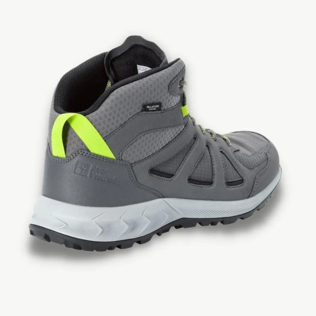jack wolfskin Woodland 2 Texapore Mid Men's Waterproof Hiking Shoes composite - sole - feature shoes