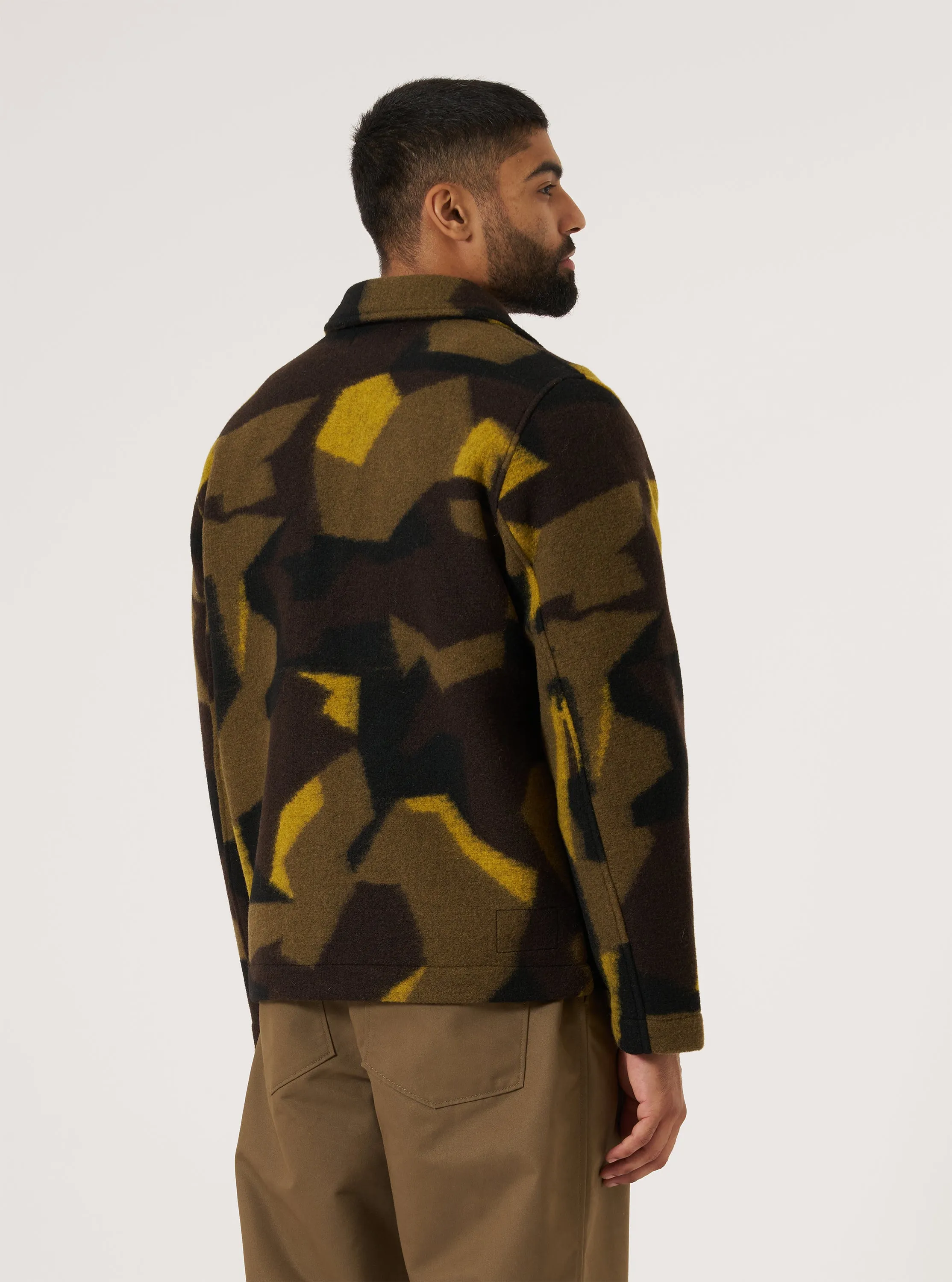 School Day Camo Swede Fleece Field Jacket