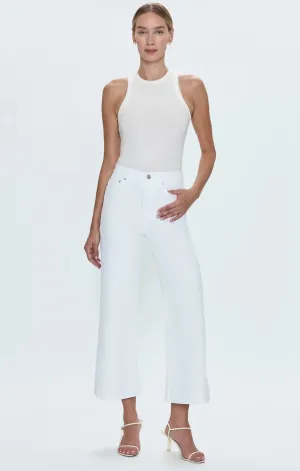 Cozy Casual ComfortWaistband Lana Crop Cuffed High Rise Ultra Wide Leg