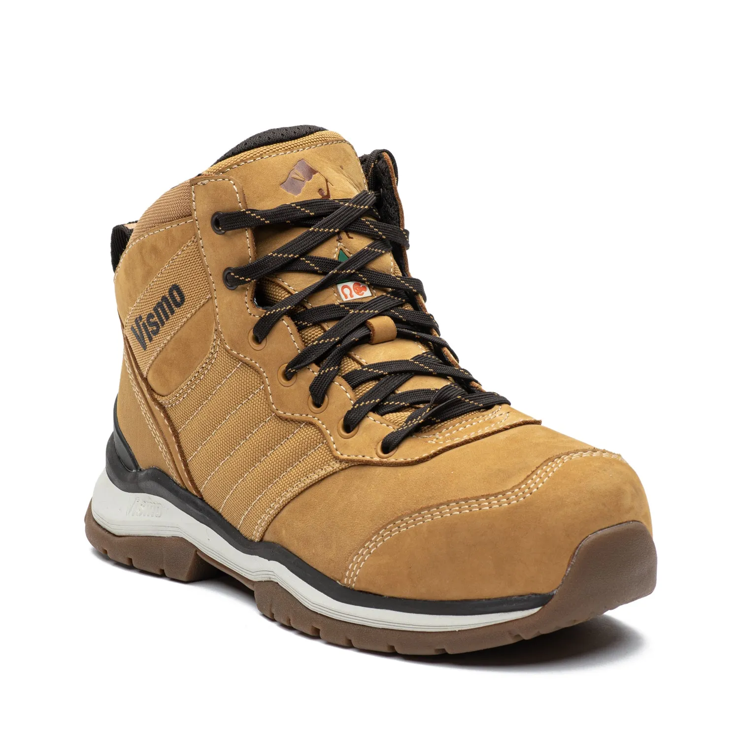 NRG55 Men's Hiker Aluminum Toe Work Boots W12 Shock Resistant
