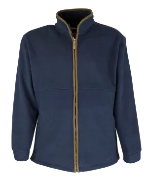 Commute Style Casual Wear MF103 - Mens Full Zip Fleece - NAVY