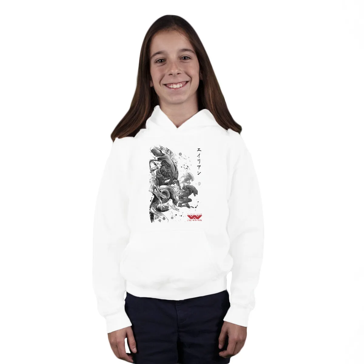 Xenomorphs Invasion Sumi-E Fashionable Design