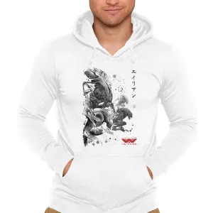 Xenomorphs Invasion Sumi-E Two-Tone Design