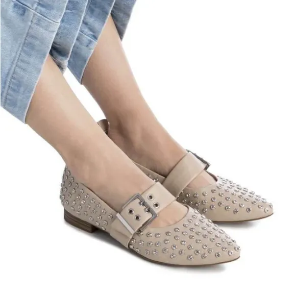 Minimal Pressure Urban Fashion XTI Womens Shoe 144264 Beige